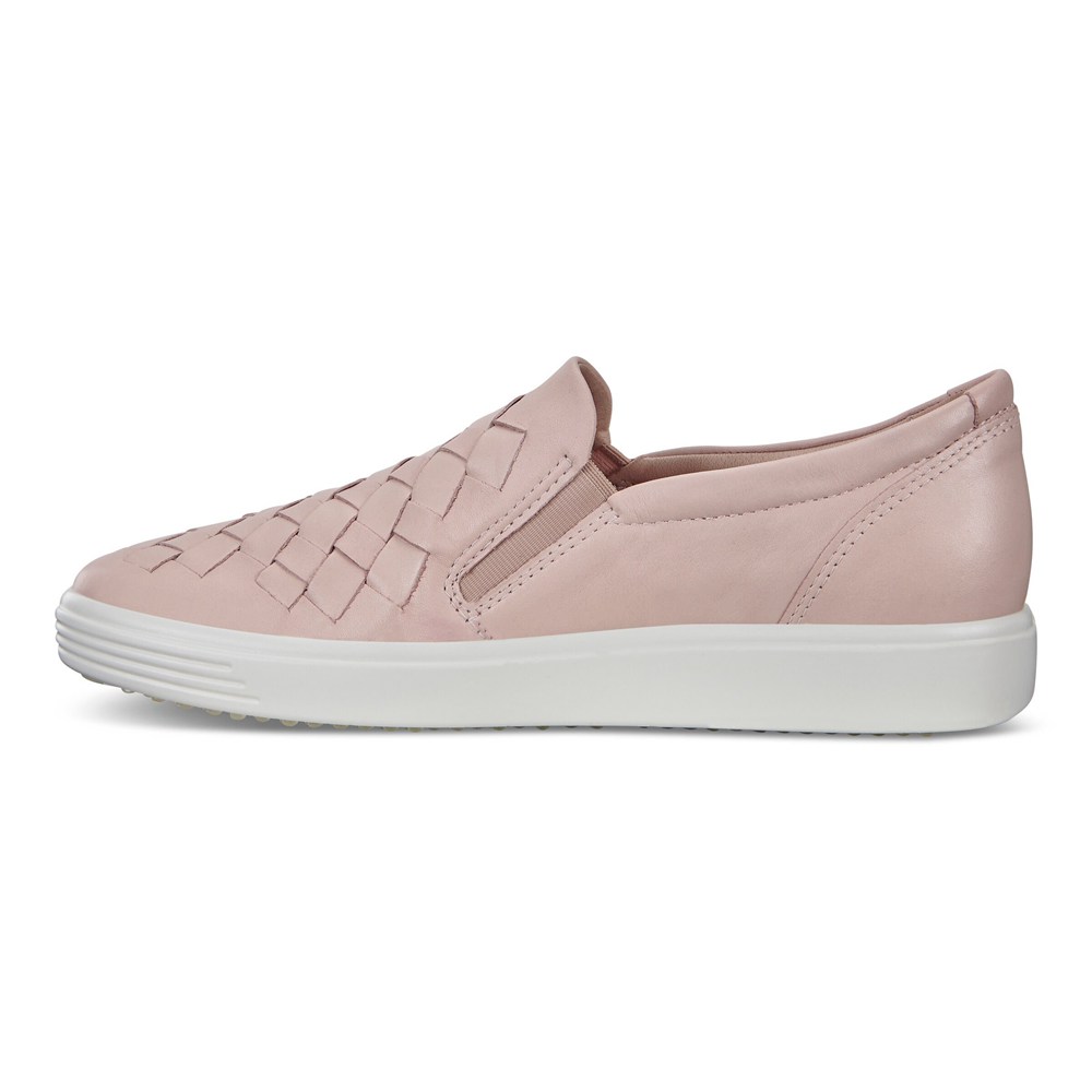 ECCO Womens Sneakers Pink - Soft 7 - JBD-247091